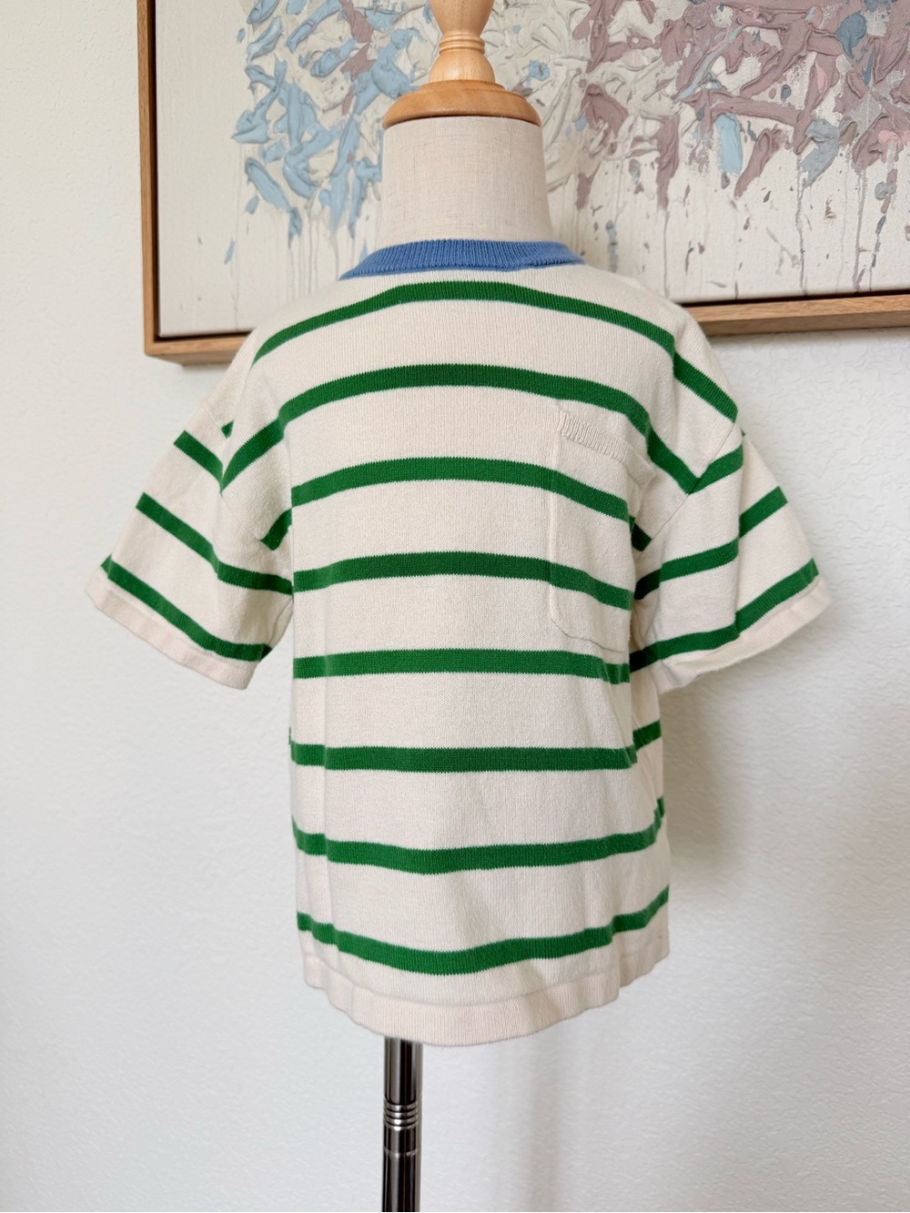 Zara Striped Lightweight Boys Short Sleeve Sweater